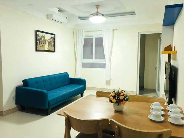 Brand new seviced apartment for rent in Thao Dien Ward - 2 bedrooms